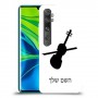 כינור כיסוי מגן קשיח בעיצוב אישי עם השם שלך ל Xiaomi Mi Note 10 Pro יחידה אחת סקרין מובייל