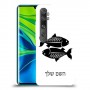 דגים כיסוי מגן קשיח בעיצוב אישי עם השם שלך ל Xiaomi Mi Note 10 Pro יחידה אחת סקרין מובייל