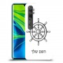 הגה - קפטן - ים כיסוי מגן קשיח בעיצוב אישי עם השם שלך ל Xiaomi Mi Note 10 Pro יחידה אחת סקרין מובייל