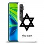 מגן דוד - ישראל כיסוי מגן קשיח בעיצוב אישי עם השם שלך ל Xiaomi Mi Note 10 Pro יחידה אחת סקרין מובייל