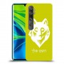 זאב כיסוי מגן קשיח בעיצוב אישי עם השם שלך ל Xiaomi Mi Note 10 Pro יחידה אחת סקרין מובייל