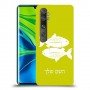 דגים כיסוי מגן קשיח בעיצוב אישי עם השם שלך ל Xiaomi Mi Note 10 Pro יחידה אחת סקרין מובייל