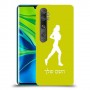 ג'וגלין - אישה כיסוי מגן קשיח בעיצוב אישי עם השם שלך ל Xiaomi Mi Note 10 Pro יחידה אחת סקרין מובייל