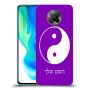סמל יינג יאנג - סין כיסוי מגן קשיח בעיצוב אישי עם השם שלך ל Xiaomi Poco F2 Pro יחידה אחת סקרין מובייל