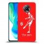 שחקן כדורגל כיסוי מגן קשיח בעיצוב אישי עם השם שלך ל Xiaomi Poco F2 Pro יחידה אחת סקרין מובייל