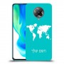 מפת העולם כיסוי מגן קשיח בעיצוב אישי עם השם שלך ל Xiaomi Poco F2 Pro יחידה אחת סקרין מובייל