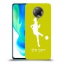 כדורגל - אישה כיסוי מגן קשיח בעיצוב אישי עם השם שלך ל Xiaomi Poco F2 Pro יחידה אחת סקרין מובייל