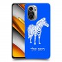 זברה כיסוי מגן קשיח בעיצוב אישי עם השם שלך ל Xiaomi Poco F3 יחידה אחת סקרין מובייל