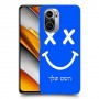 סמיילי כיסוי מגן קשיח בעיצוב אישי עם השם שלך ל Xiaomi Poco F3 יחידה אחת סקרין מובייל