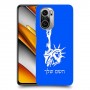 פסל החירות כיסוי מגן קשיח בעיצוב אישי עם השם שלך ל Xiaomi Poco F3 יחידה אחת סקרין מובייל
