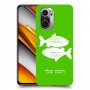 דגים כיסוי מגן קשיח בעיצוב אישי עם השם שלך ל Xiaomi Poco F3 יחידה אחת סקרין מובייל