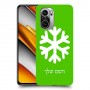 שלג כיסוי מגן קשיח בעיצוב אישי עם השם שלך ל Xiaomi Poco F3 יחידה אחת סקרין מובייל