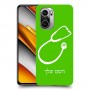 רופא סטטוסקופ כיסוי מגן קשיח בעיצוב אישי עם השם שלך ל Xiaomi Poco F3 יחידה אחת סקרין מובייל