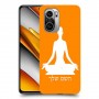 יוגה כיסוי מגן קשיח בעיצוב אישי עם השם שלך ל Xiaomi Poco F3 יחידה אחת סקרין מובייל