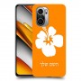 פרח היביסקוס כיסוי מגן קשיח בעיצוב אישי עם השם שלך ל Xiaomi Poco F3 יחידה אחת סקרין מובייל