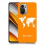 מפת העולם כיסוי מגן קשיח בעיצוב אישי עם השם שלך ל Xiaomi Poco F3 יחידה אחת סקרין מובייל