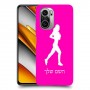 ג'וגלין - אישה כיסוי מגן קשיח בעיצוב אישי עם השם שלך ל Xiaomi Poco F3 יחידה אחת סקרין מובייל