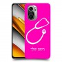 רופא סטטוסקופ כיסוי מגן קשיח בעיצוב אישי עם השם שלך ל Xiaomi Poco F3 יחידה אחת סקרין מובייל