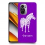 זברה כיסוי מגן קשיח בעיצוב אישי עם השם שלך ל Xiaomi Poco F3 יחידה אחת סקרין מובייל