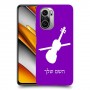 כינור כיסוי מגן קשיח בעיצוב אישי עם השם שלך ל Xiaomi Poco F3 יחידה אחת סקרין מובייל