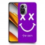 סמיילי כיסוי מגן קשיח בעיצוב אישי עם השם שלך ל Xiaomi Poco F3 יחידה אחת סקרין מובייל