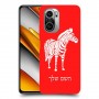 זברה כיסוי מגן קשיח בעיצוב אישי עם השם שלך ל Xiaomi Poco F3 יחידה אחת סקרין מובייל