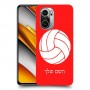 כדורעף - כדור כיסוי מגן קשיח בעיצוב אישי עם השם שלך ל Xiaomi Poco F3 יחידה אחת סקרין מובייל