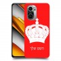 כתר מלכותי כיסוי מגן קשיח בעיצוב אישי עם השם שלך ל Xiaomi Poco F3 יחידה אחת סקרין מובייל