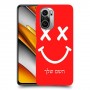 סמיילי כיסוי מגן קשיח בעיצוב אישי עם השם שלך ל Xiaomi Poco F3 יחידה אחת סקרין מובייל