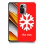 שלג כיסוי מגן קשיח בעיצוב אישי עם השם שלך ל Xiaomi Poco F3 יחידה אחת סקרין מובייל
