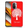 עץ כיסוי מגן קשיח בעיצוב אישי עם השם שלך ל Xiaomi Poco F3 יחידה אחת סקרין מובייל