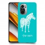 זברה כיסוי מגן קשיח בעיצוב אישי עם השם שלך ל Xiaomi Poco F3 יחידה אחת סקרין מובייל