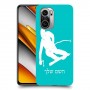 סקִי כיסוי מגן קשיח בעיצוב אישי עם השם שלך ל Xiaomi Poco F3 יחידה אחת סקרין מובייל