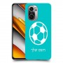 כדורגל - כדור כיסוי מגן קשיח בעיצוב אישי עם השם שלך ל Xiaomi Poco F3 יחידה אחת סקרין מובייל