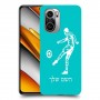 שחקן כדורגל כיסוי מגן קשיח בעיצוב אישי עם השם שלך ל Xiaomi Poco F3 יחידה אחת סקרין מובייל