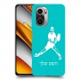 שחקן טניס כיסוי מגן קשיח בעיצוב אישי עם השם שלך ל Xiaomi Poco F3 יחידה אחת סקרין מובייל