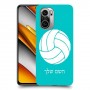 כדורעף - כדור כיסוי מגן קשיח בעיצוב אישי עם השם שלך ל Xiaomi Poco F3 יחידה אחת סקרין מובייל