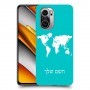 מפת העולם כיסוי מגן קשיח בעיצוב אישי עם השם שלך ל Xiaomi Poco F3 יחידה אחת סקרין מובייל