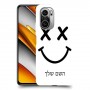 סמיילי כיסוי מגן קשיח בעיצוב אישי עם השם שלך ל Xiaomi Poco F3 יחידה אחת סקרין מובייל