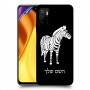 זברה כיסוי מגן קשיח בעיצוב אישי עם השם שלך ל Xiaomi Poco M3 Pro 5G יחידה אחת סקרין מובייל
