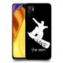 סנובורד כיסוי מגן קשיח בעיצוב אישי עם השם שלך ל Xiaomi Poco M3 Pro 5G יחידה אחת סקרין מובייל