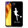 כדורגל - אישה כיסוי מגן קשיח בעיצוב אישי עם השם שלך ל Xiaomi Poco M3 Pro 5G יחידה אחת סקרין מובייל