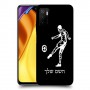 שחקן כדורגל כיסוי מגן קשיח בעיצוב אישי עם השם שלך ל Xiaomi Poco M3 Pro 5G יחידה אחת סקרין מובייל
