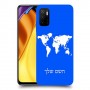 מפת העולם כיסוי מגן קשיח בעיצוב אישי עם השם שלך ל Xiaomi Poco M3 Pro 5G יחידה אחת סקרין מובייל