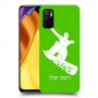 סנובורד כיסוי מגן קשיח בעיצוב אישי עם השם שלך ל Xiaomi Poco M3 Pro 5G יחידה אחת סקרין מובייל