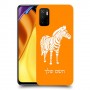 זברה כיסוי מגן קשיח בעיצוב אישי עם השם שלך ל Xiaomi Poco M3 Pro 5G יחידה אחת סקרין מובייל