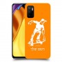 ילד סקייטבורד כיסוי מגן קשיח בעיצוב אישי עם השם שלך ל Xiaomi Poco M3 Pro 5G יחידה אחת סקרין מובייל