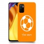 כדורגל - כדור כיסוי מגן קשיח בעיצוב אישי עם השם שלך ל Xiaomi Poco M3 Pro 5G יחידה אחת סקרין מובייל