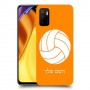 כדורעף - כדור כיסוי מגן קשיח בעיצוב אישי עם השם שלך ל Xiaomi Poco M3 Pro 5G יחידה אחת סקרין מובייל