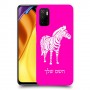 זברה כיסוי מגן קשיח בעיצוב אישי עם השם שלך ל Xiaomi Poco M3 Pro 5G יחידה אחת סקרין מובייל